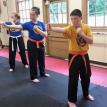 Karate Five Students in Training