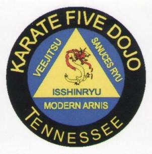 Karate Five Military Arnis Patch
